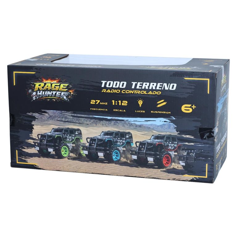Rc Camioneta Raptor Rojo 1:12