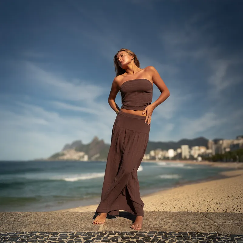 SYBILLA - Blusa Lino Mujer x Sofia Mekis Sybilla