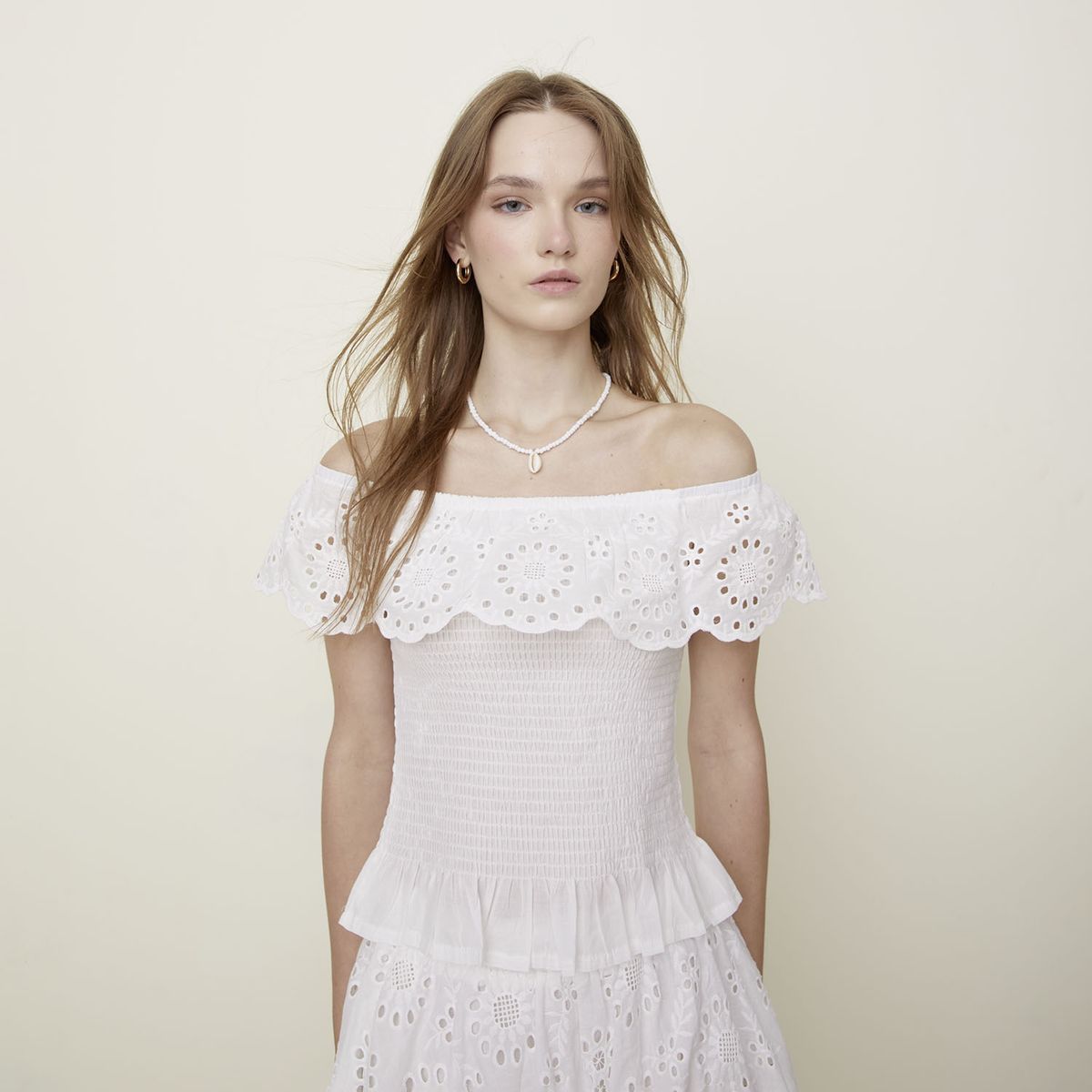 SYBILLA - Polera Sin Manga Algodón Mujer Sybilla