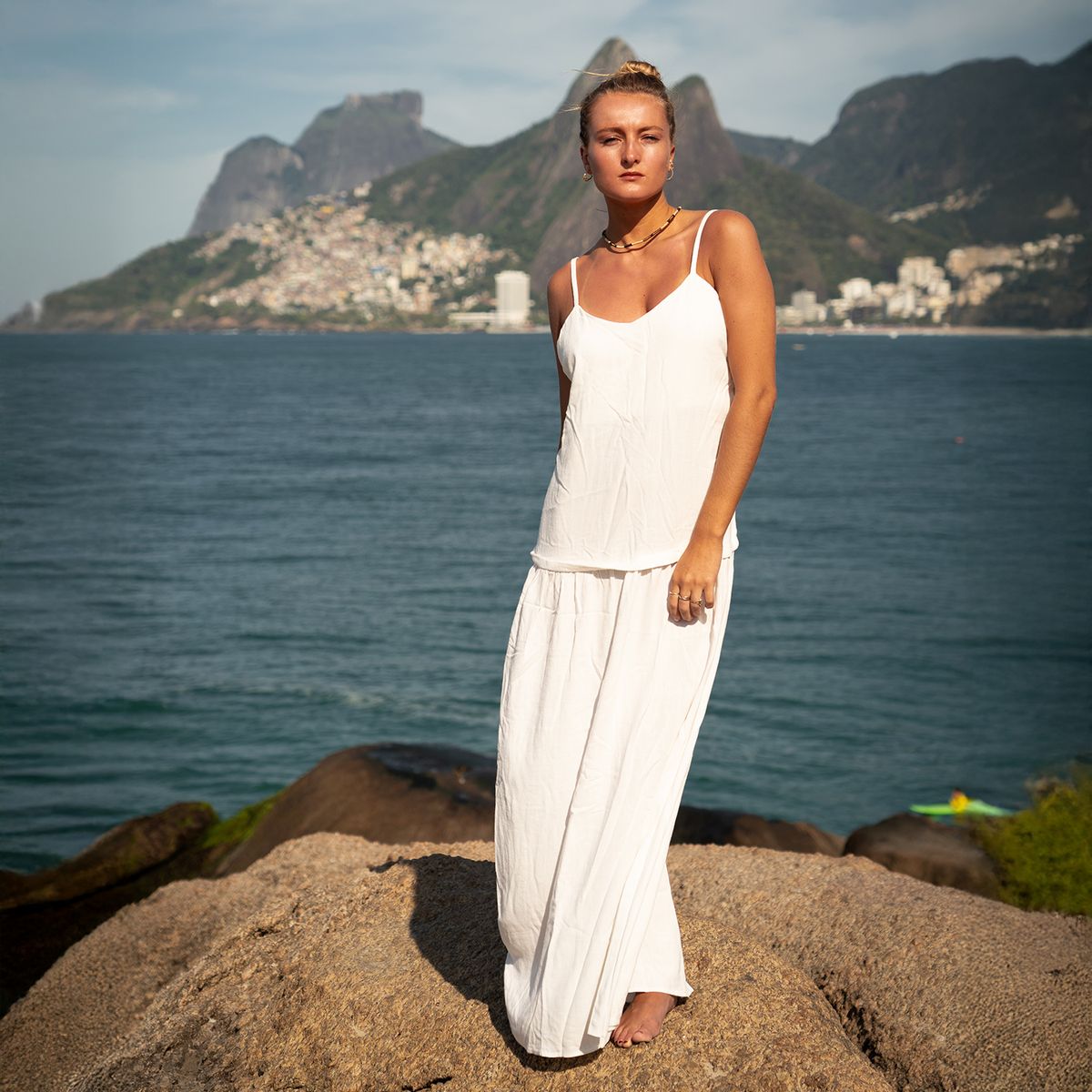 SYBILLA - Vestido Lino Mujer x Sofia Mekis Sybilla