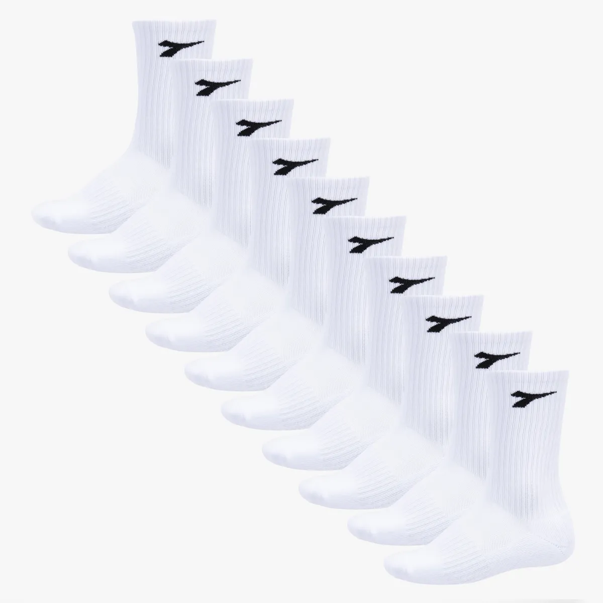 DIADORA - Pack De 10 Calcetines Deportivos Algodón Hombre Diadora