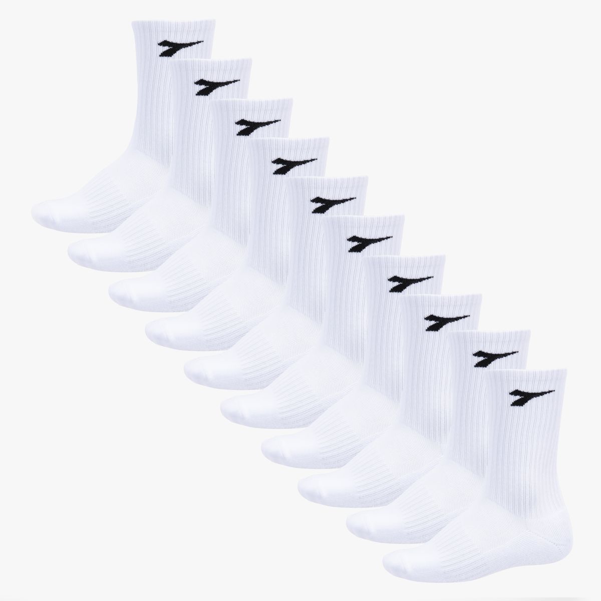 DIADORA - Pack De 10 Calcetines Deportivos Algodón Hombre Diadora