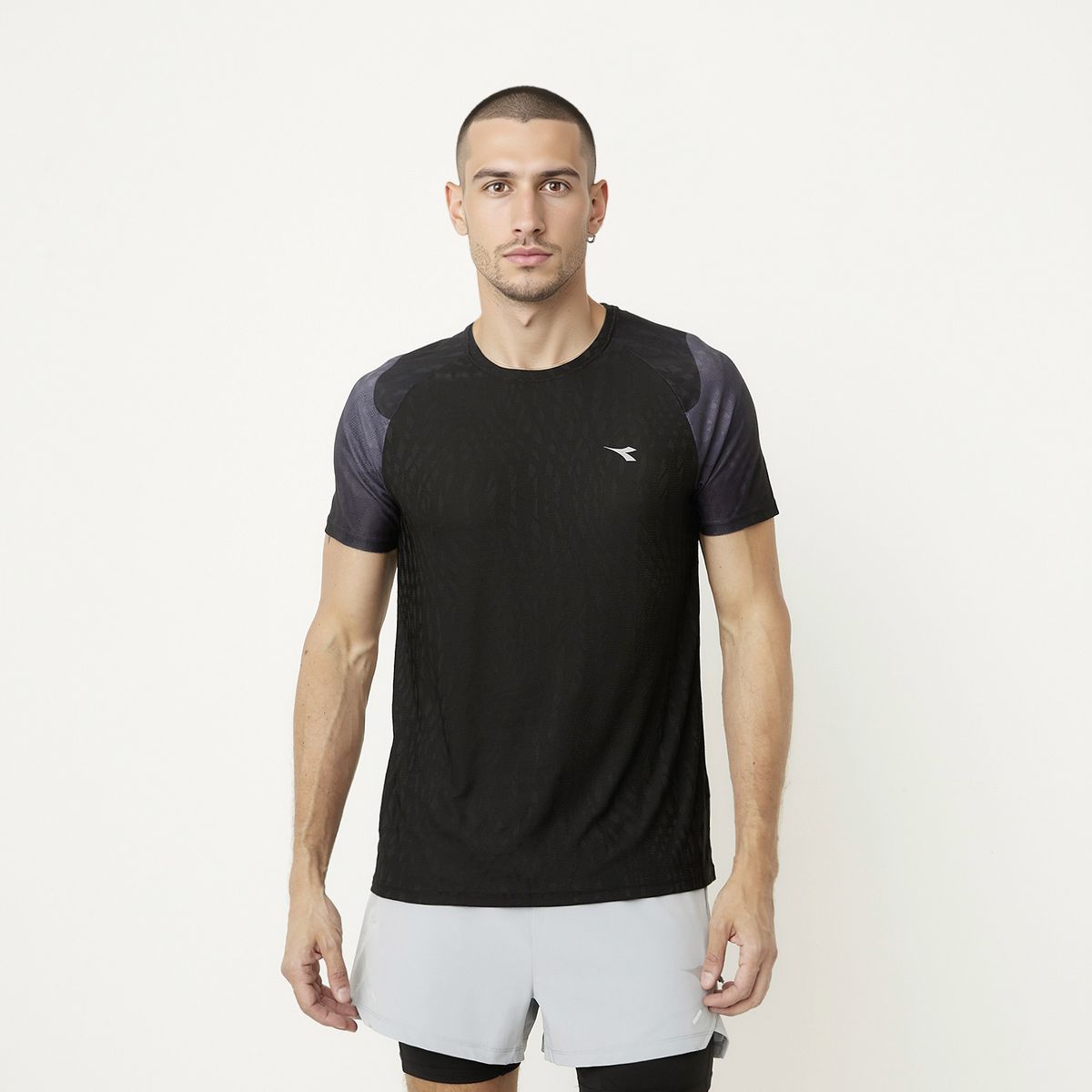 DIADORA - Polera Deportiva Manga Corta Hombre Diadora