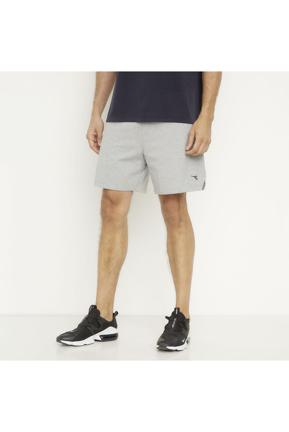 Short De Sport Homme Diadora Taille XL Gris, Polyester, Taille Ajustable Avec Poches