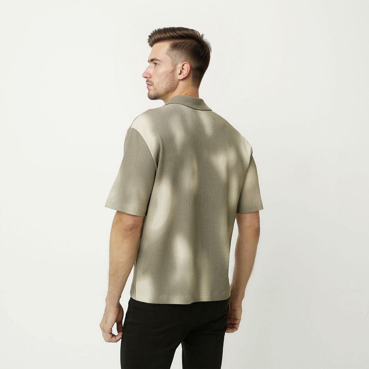 MOSSIMO - Camisa Casual Manga Corta Hombre Mossimo