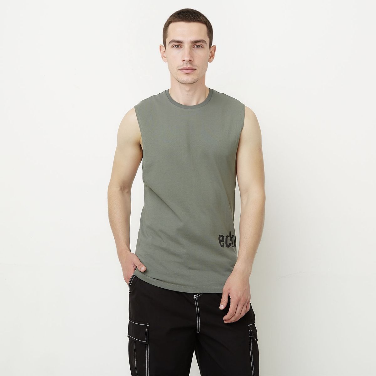 ECKO - Polera Sin Mangas Algodón Hombre Ecko