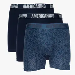 AMERICANINO - Pack De 3 Bóxer Algodón Hombre