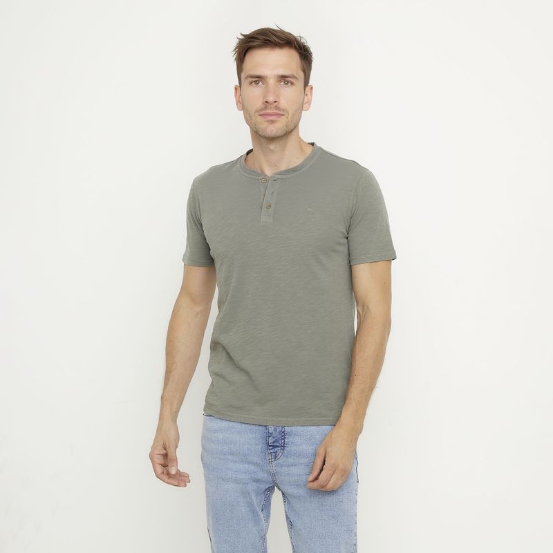 UNIVERSITY CLUB - Polera Manga Corta Algodón Hombre University Club