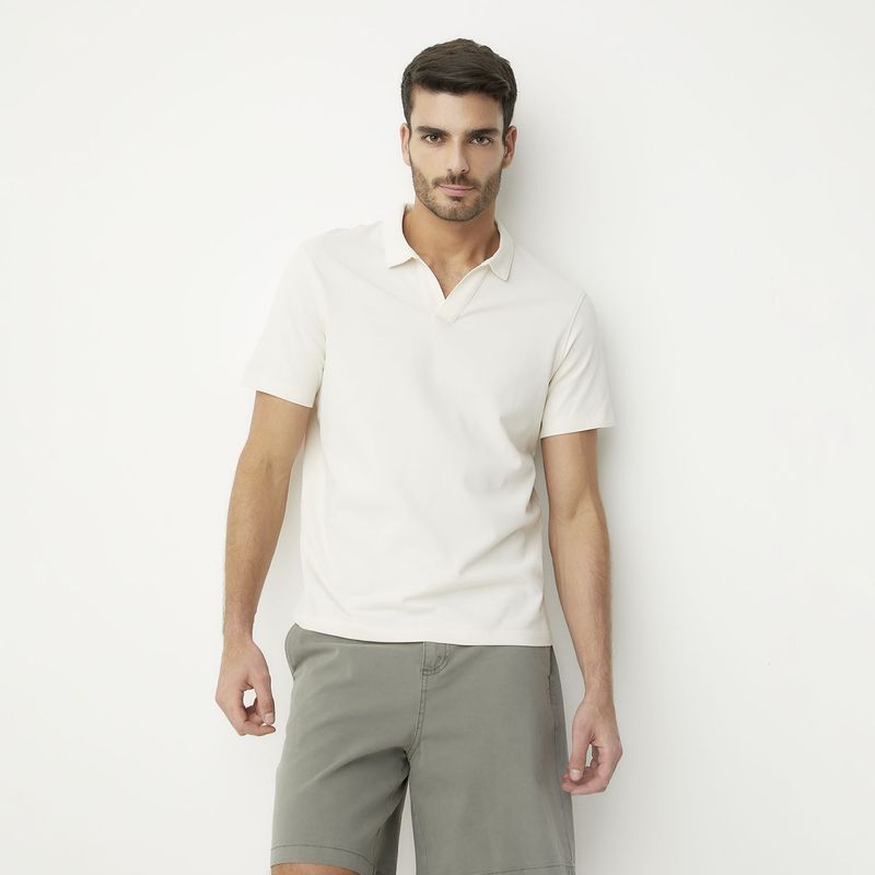 BASEMENT - Polera Manga Corta Algodón Hombre Basement