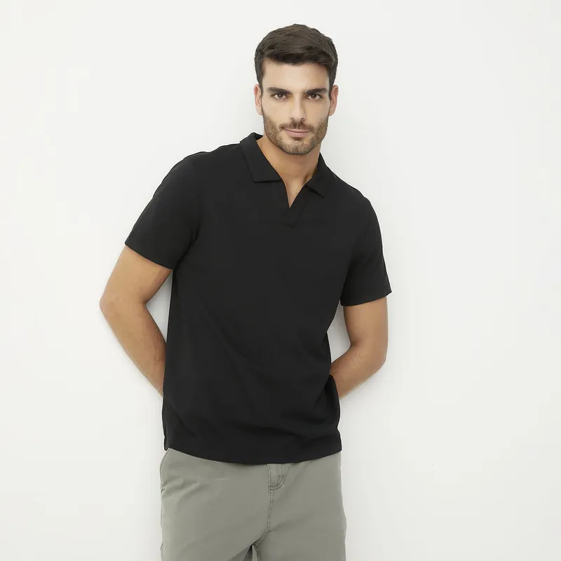 BASEMENT - Polera Manga Corta Algodón Hombre Basement