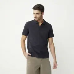 BASEMENT - Polera Manga Corta Algodón Hombre