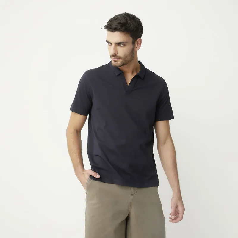BASEMENT - Polera Manga Corta Algodón Hombre Basement