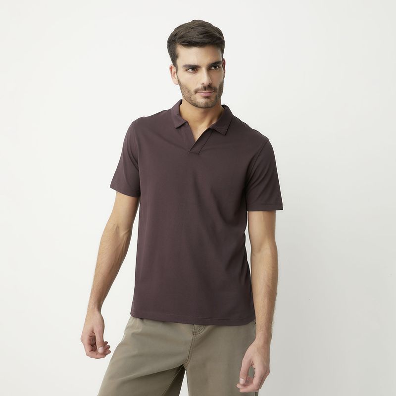 BASEMENT - Polera Manga Corta Algodón Hombre Basement