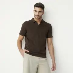 BASEMENT - Polera Manga Corta Algodón Hombre