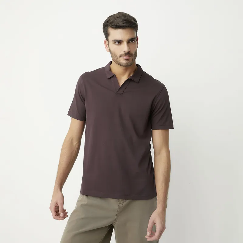 BASEMENT - Polera Manga Corta Algodón Hombre Basement