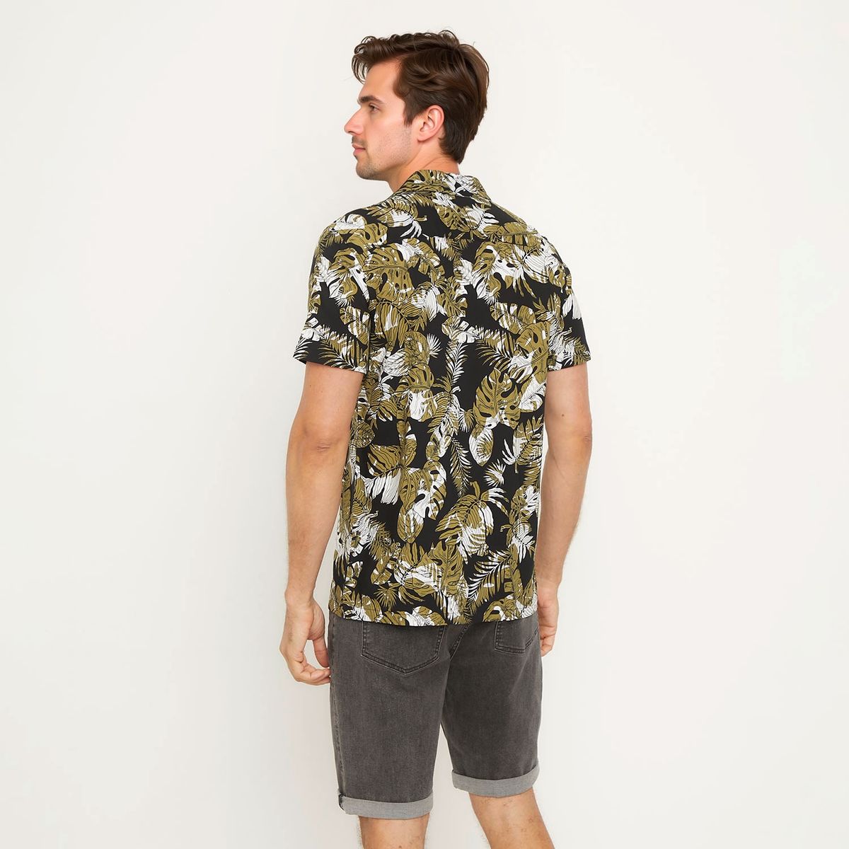 NEWPORT - Camisa Casual Manga Corta Algodón Hombre Newport