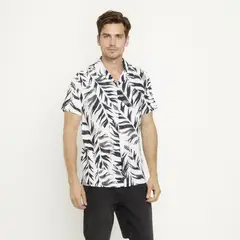 NEWPORT - Camisa Casual Manga Corta Algodón Hombre