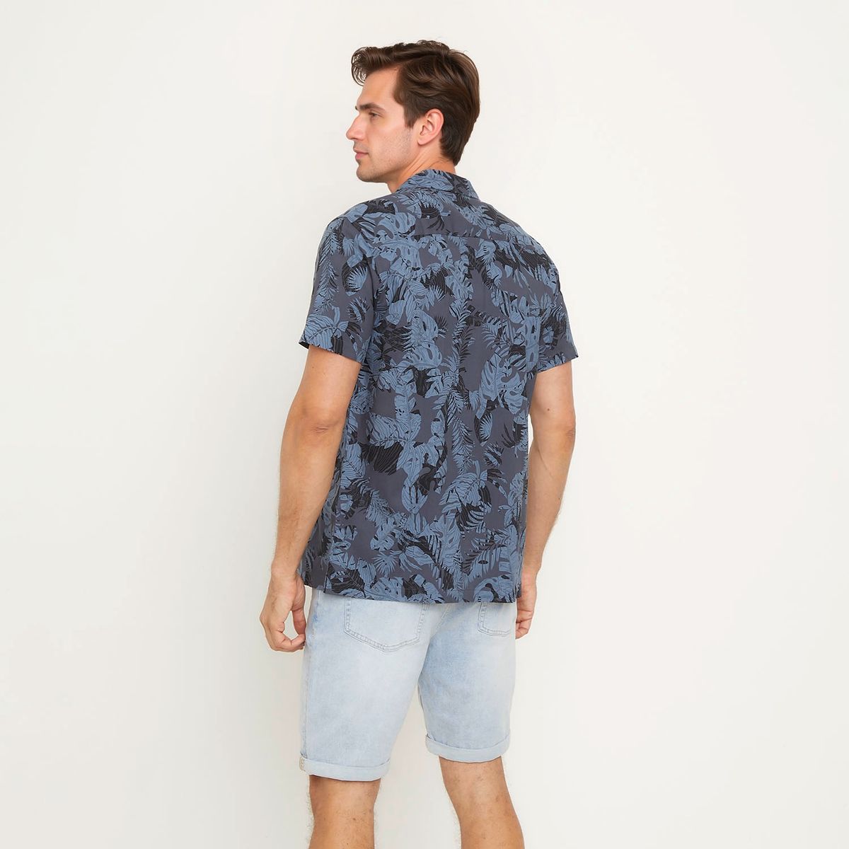 NEWPORT - Camisa Casual Manga Corta Algodón Hombre Newport