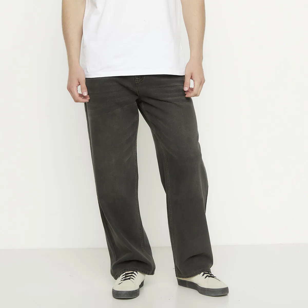 BEARCLIFF - Jeans Calce Baloon Tiro Medio Hombre Bearcliff