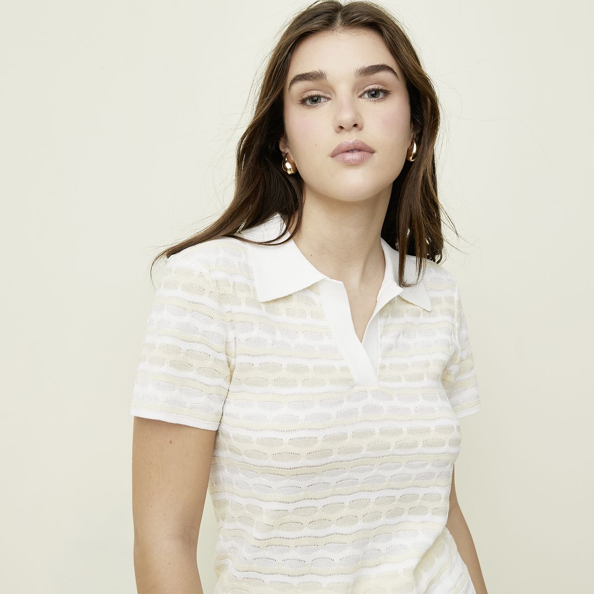 SYBILLA - Crop Top Manga Corta Mujer Sybilla