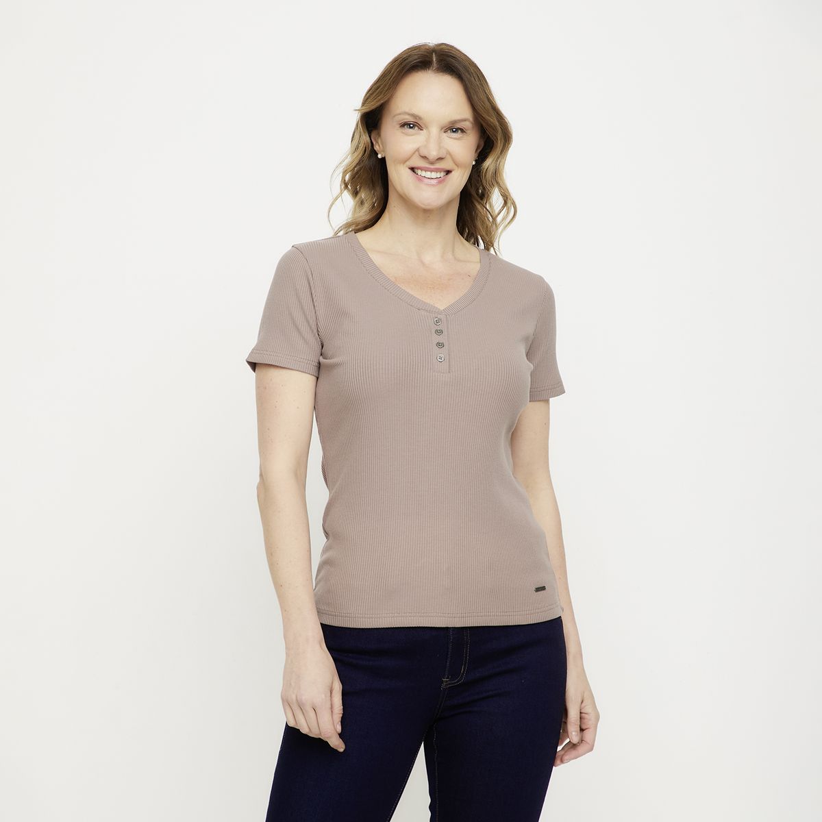 NEWPORT - Polera Algodón Mujer Newport