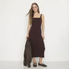 SYBILLA - Vestido Casual Maxi Algodón Orgánico Mujer