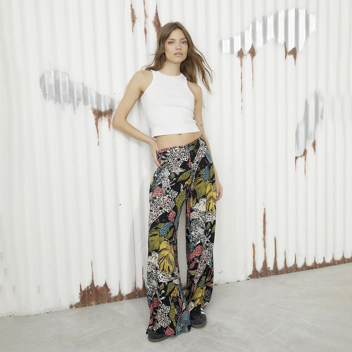 AMERICANINO - Pantalón Palazzo Mujer Americanino