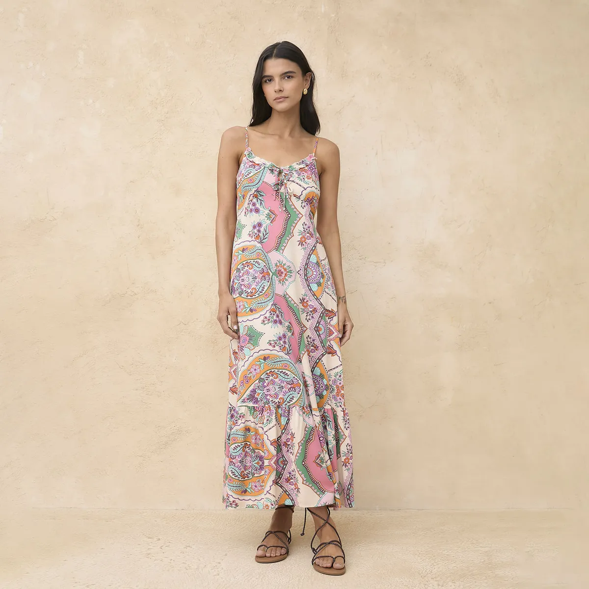 BASEMENT - Vestido Largo Mujer Basement