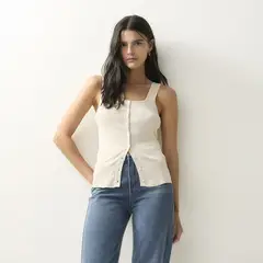 BASEMENT - Polera Sin Mangas Mujer