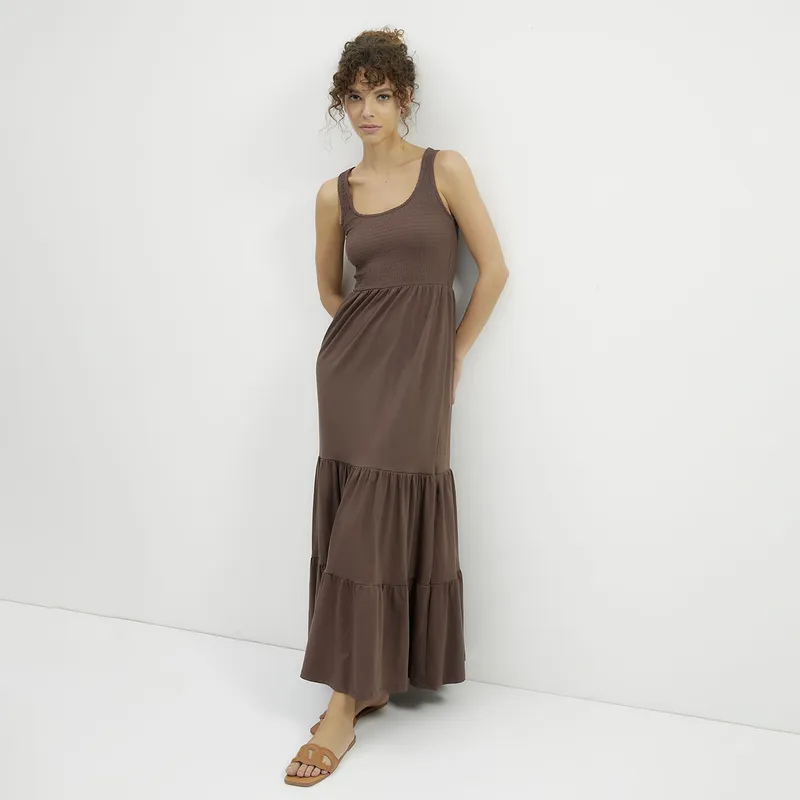 BASEMENT - Vestido Largo Mujer Basement