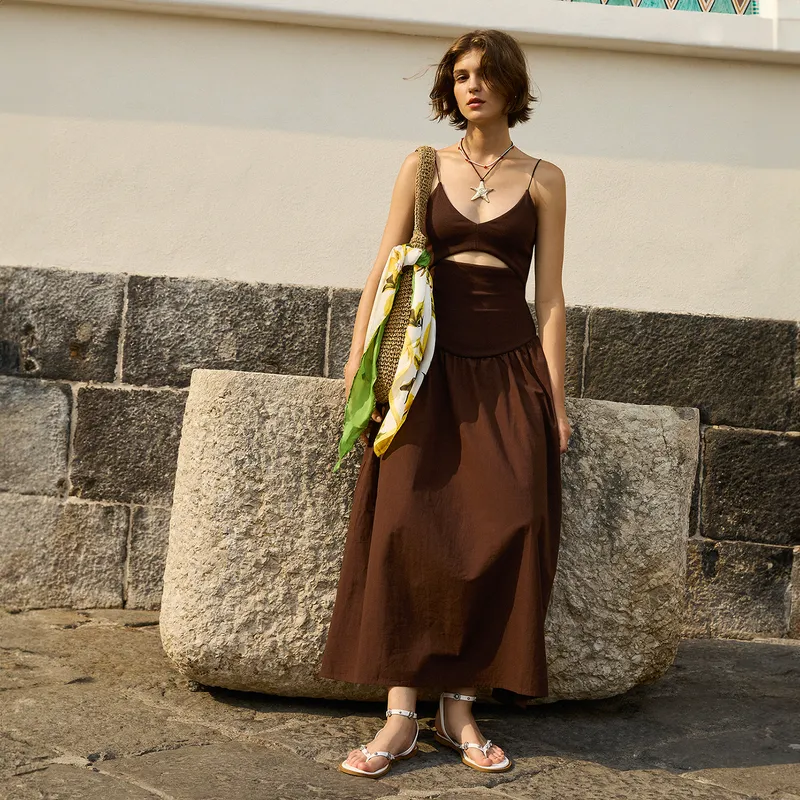 SYBILLA - Vestido Casual Mini Algodón Mujer Sybilla