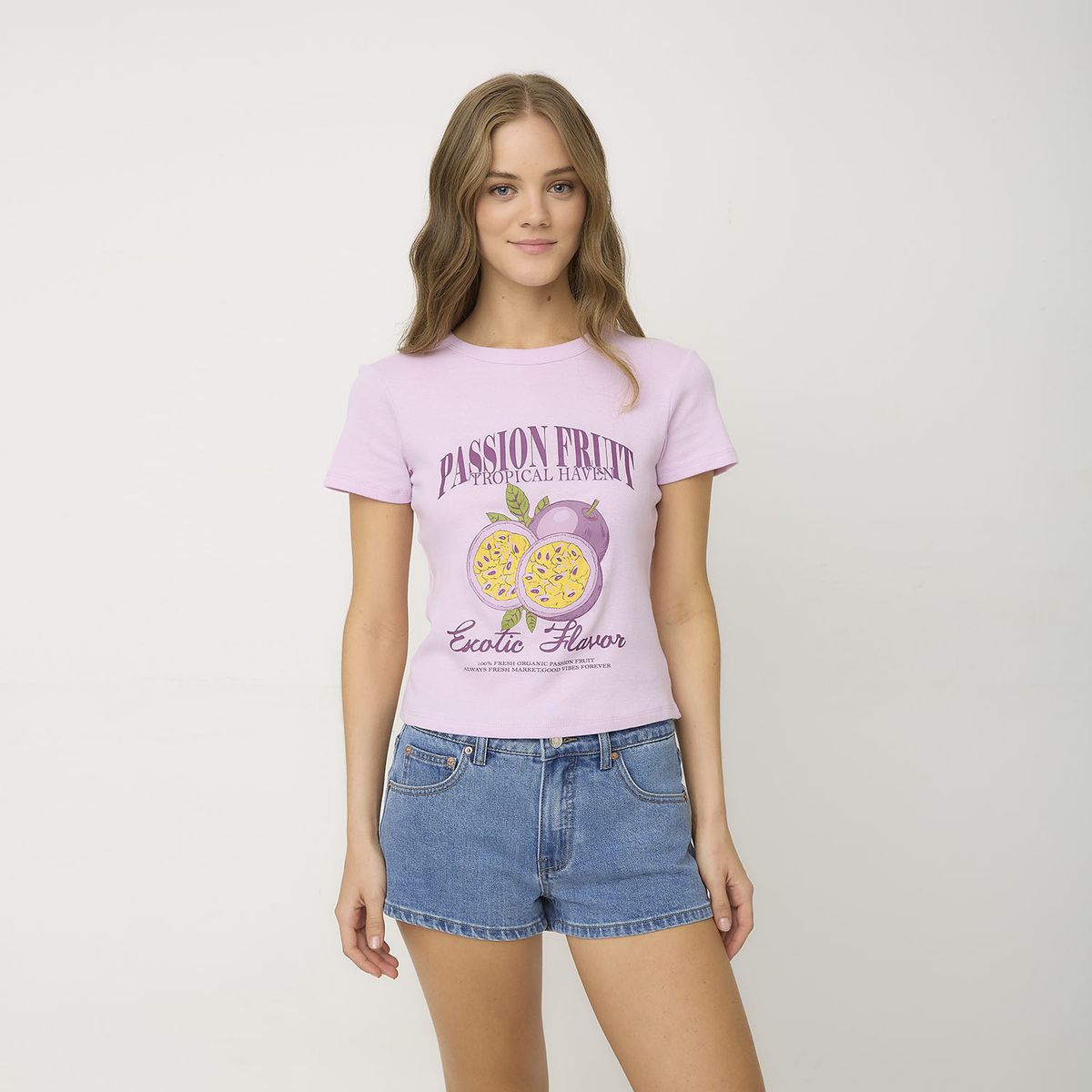 SYBILLA - Polera Mujer Algodón Sybilla