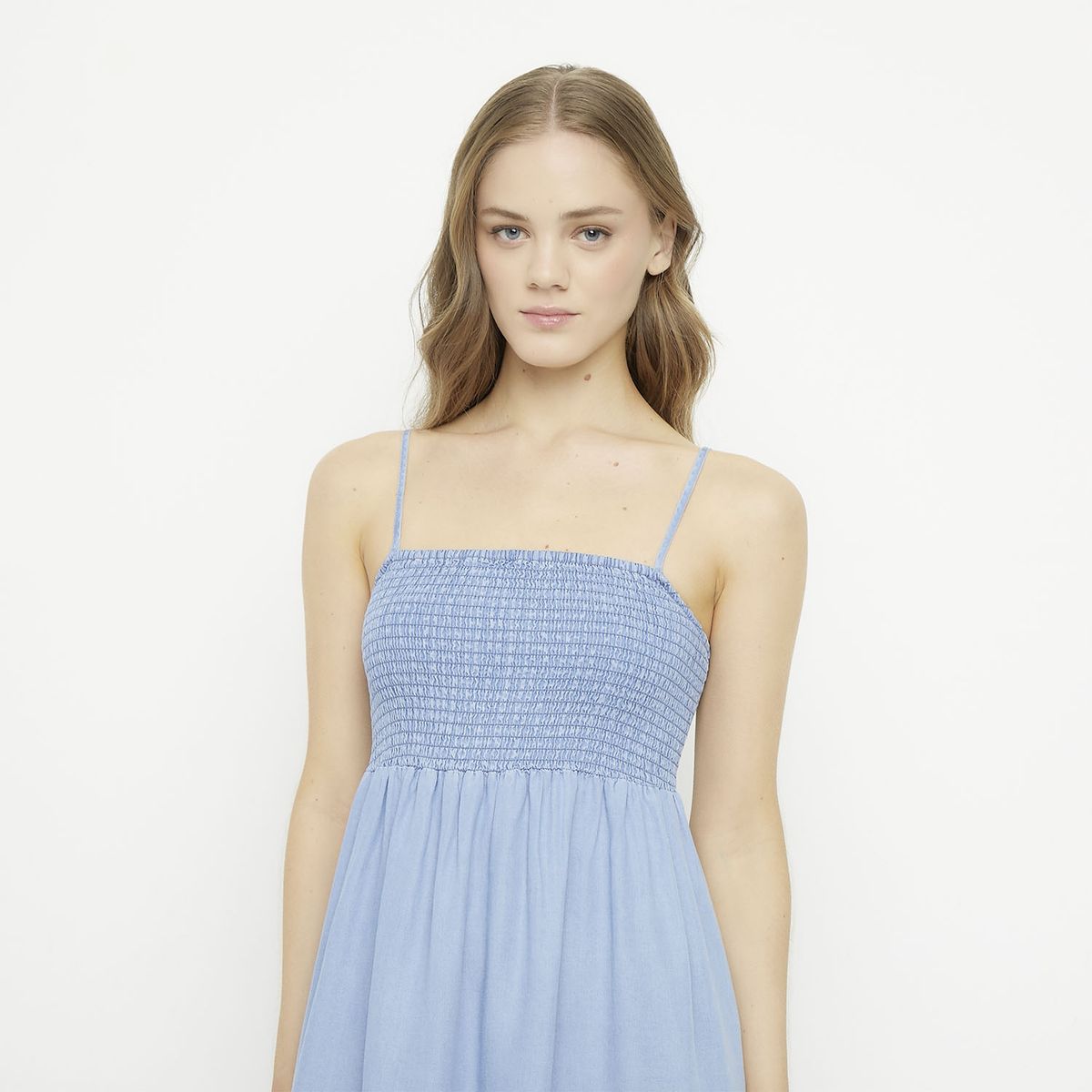 SYBILLA - Vestido Casual Mini Tencel Mujer Sybilla