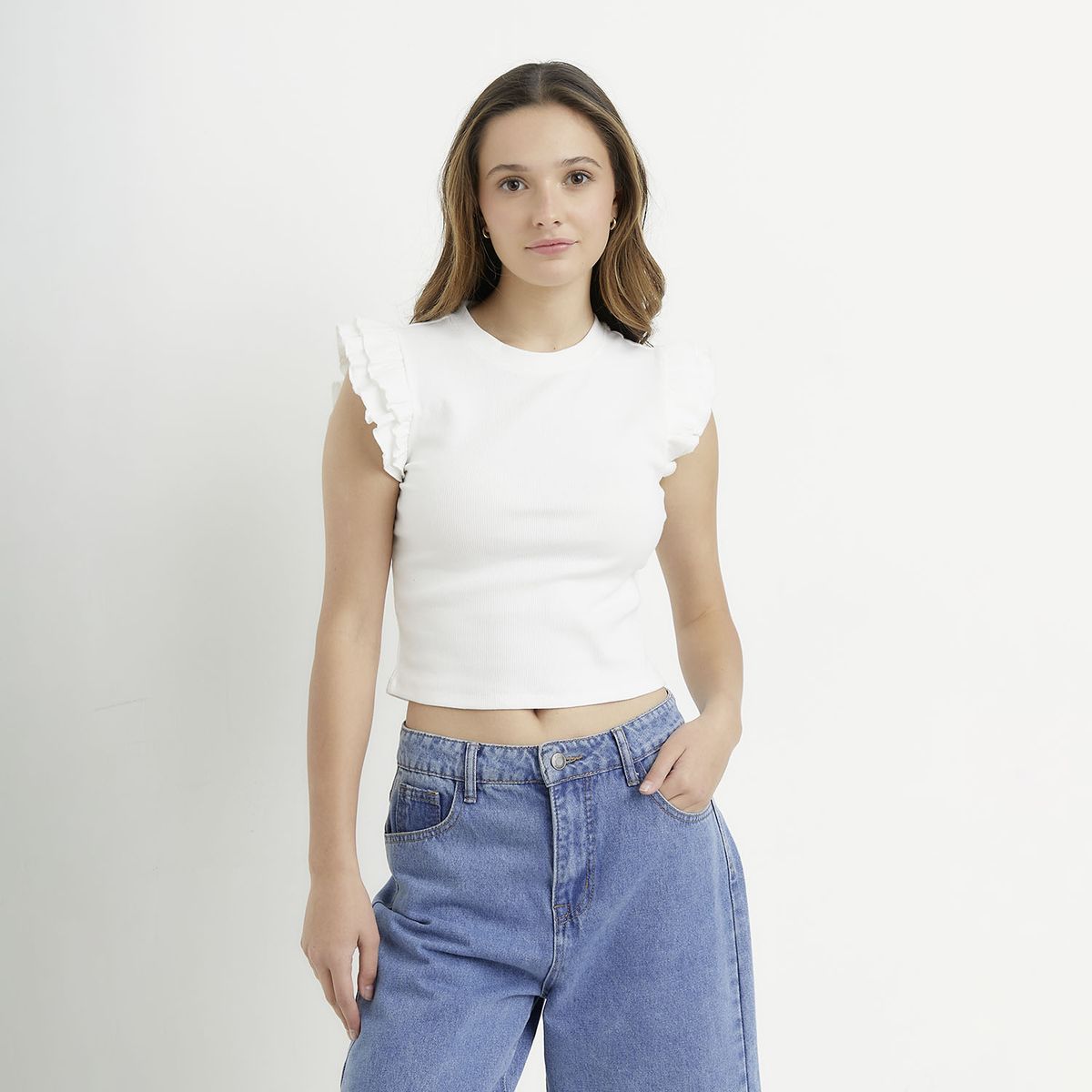 SYBILLA - Polera Algodón Mujer Sybilla