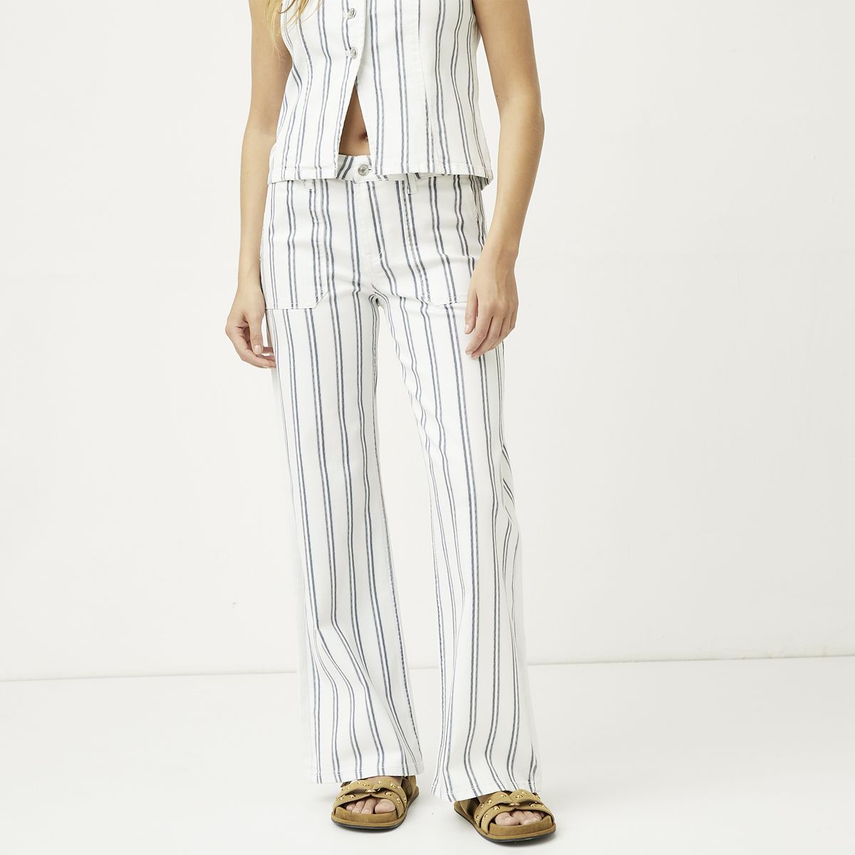 SYBILLA - Jeans Baggy Tiro Medio Mujer Sybilla