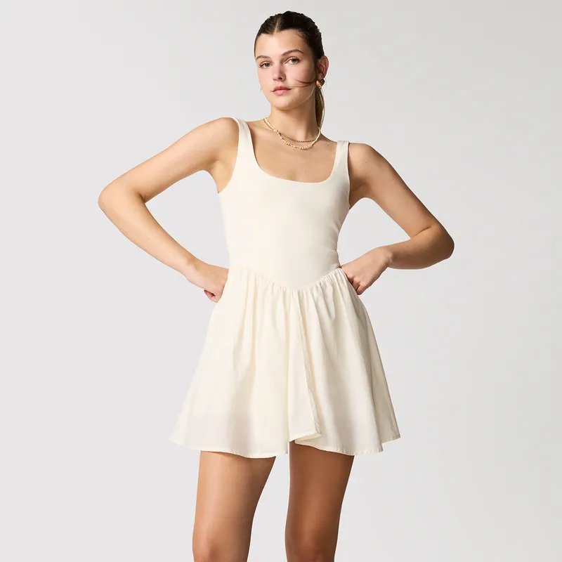 SYBILLA - Vestido Casual Mini Algodón Mujer Sybilla