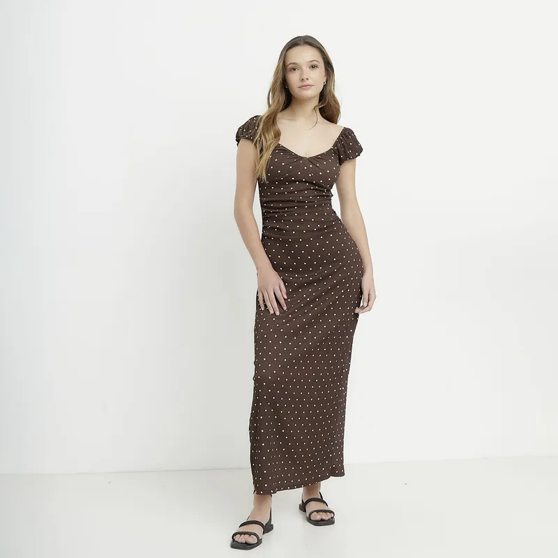 SYBILLA - Vestido Casual Maxi Mujer Sybilla
