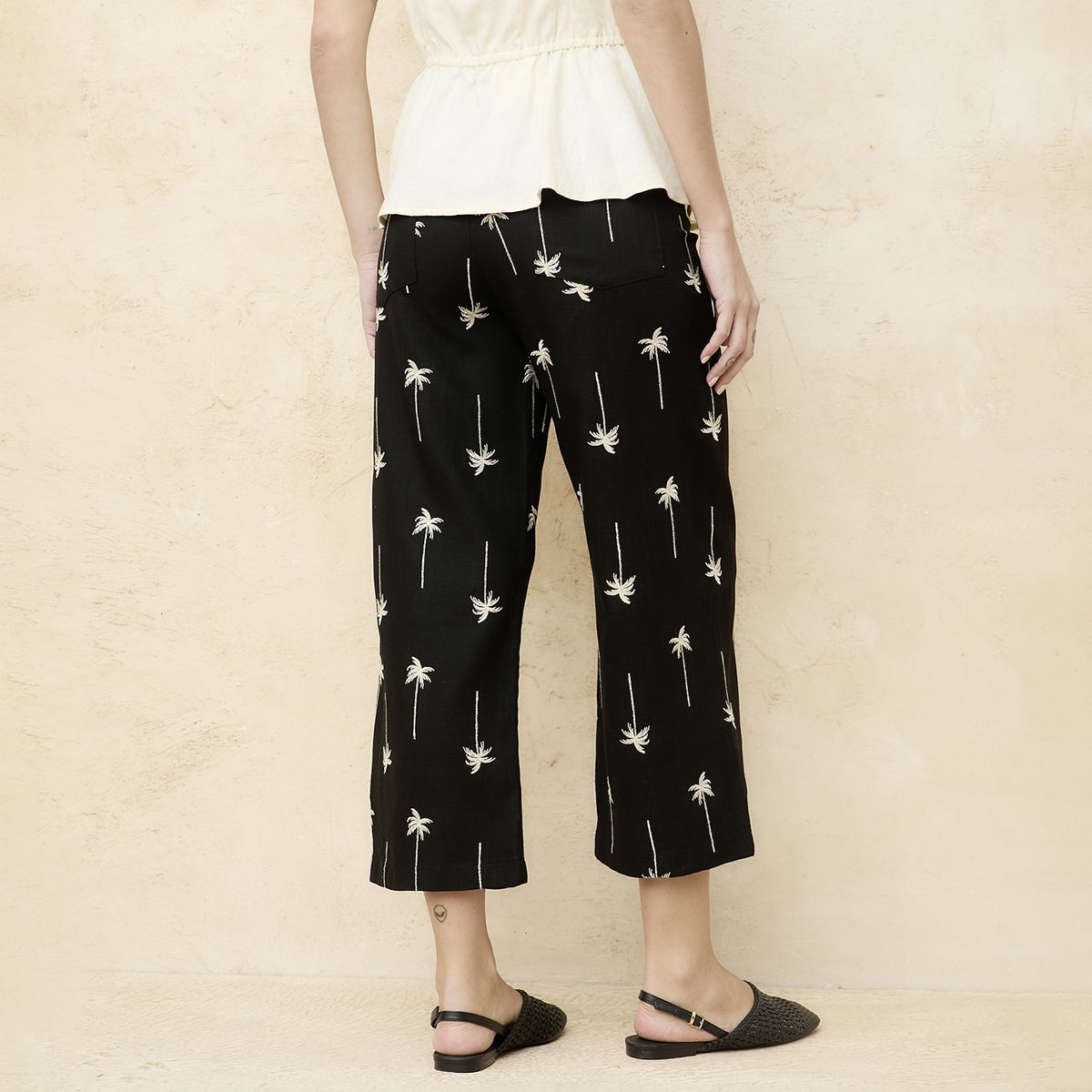 BASEMENT - Pantalón Tiro Alto Mujer Basement