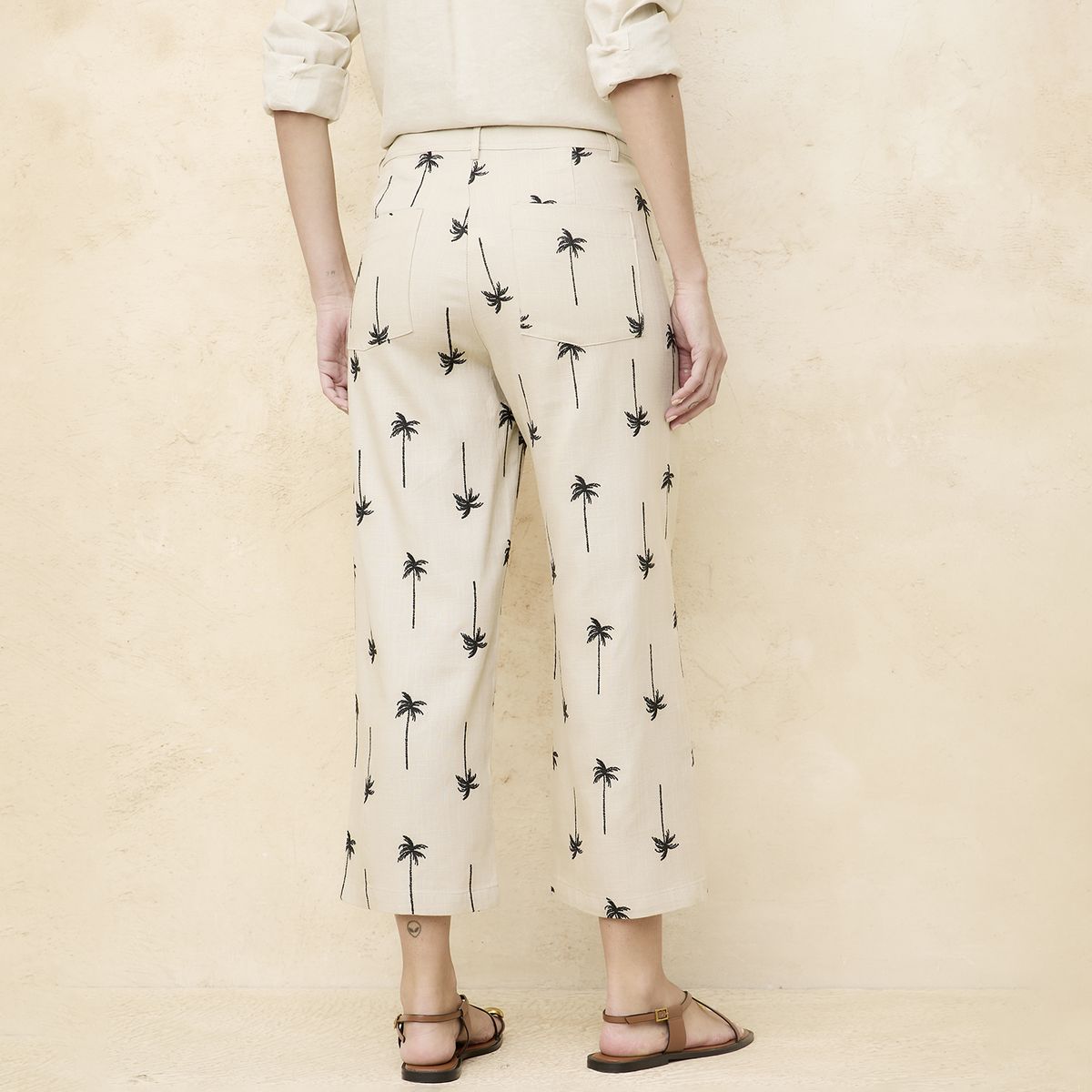 BASEMENT - Pantalón Tiro Alto Mujer Basement