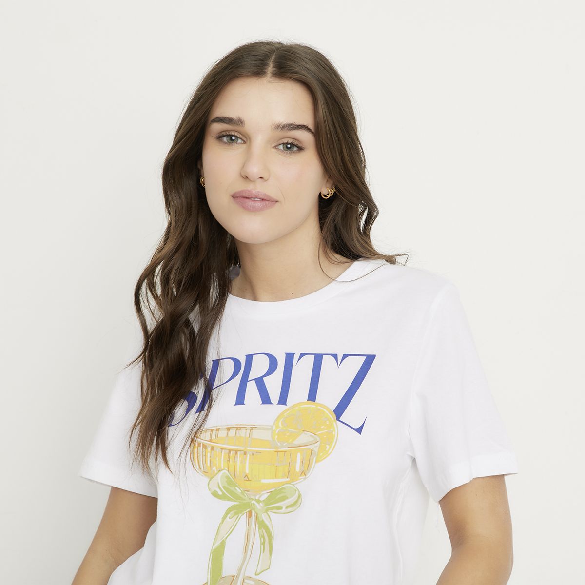 SYBILLA - Polera Manga Corta Algodón Mujer Sybilla