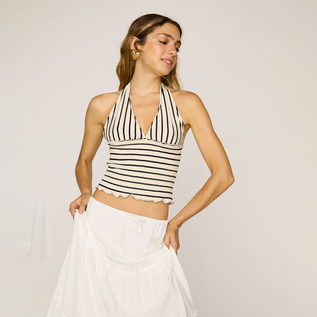 SYBILLA - Polera Algodón Mujer Sybilla