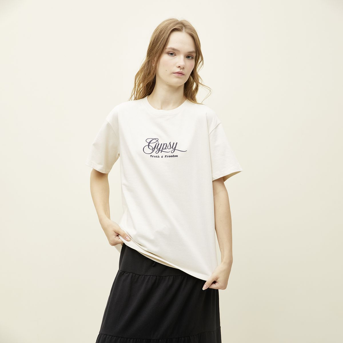 SYBILLA - Polera Algodón Mujer Sybilla