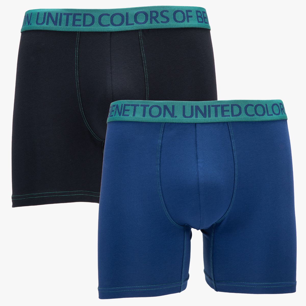 BENETTON - Pack De 2 Bóxer Algodón Hombre Benetton