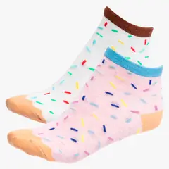 SYBILLA - Pack de 2 Calcetines Cortos Mujer en Caja