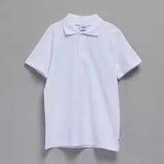 FALABELLA - Polera Escolar Manga Corta Pique Blanco Hombre