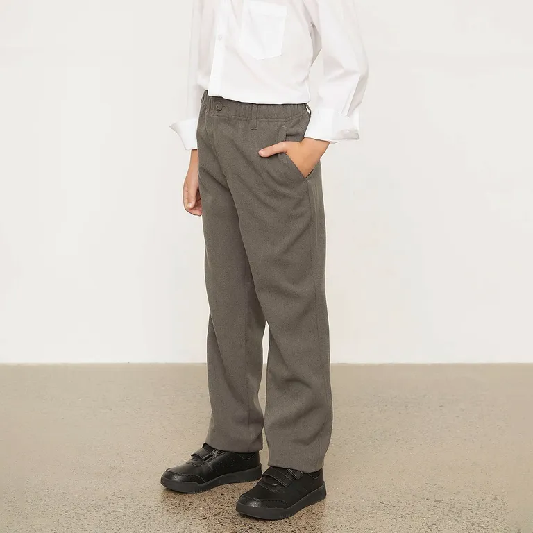 Pantalón Escolar Niño Diseño Liso Fit Recto