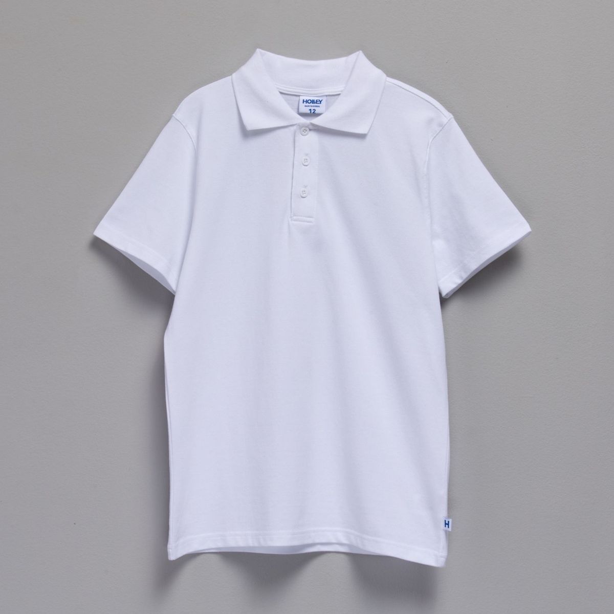 FALABELLA - Polera Escolar Manga Corta Pique Blanco Hombre