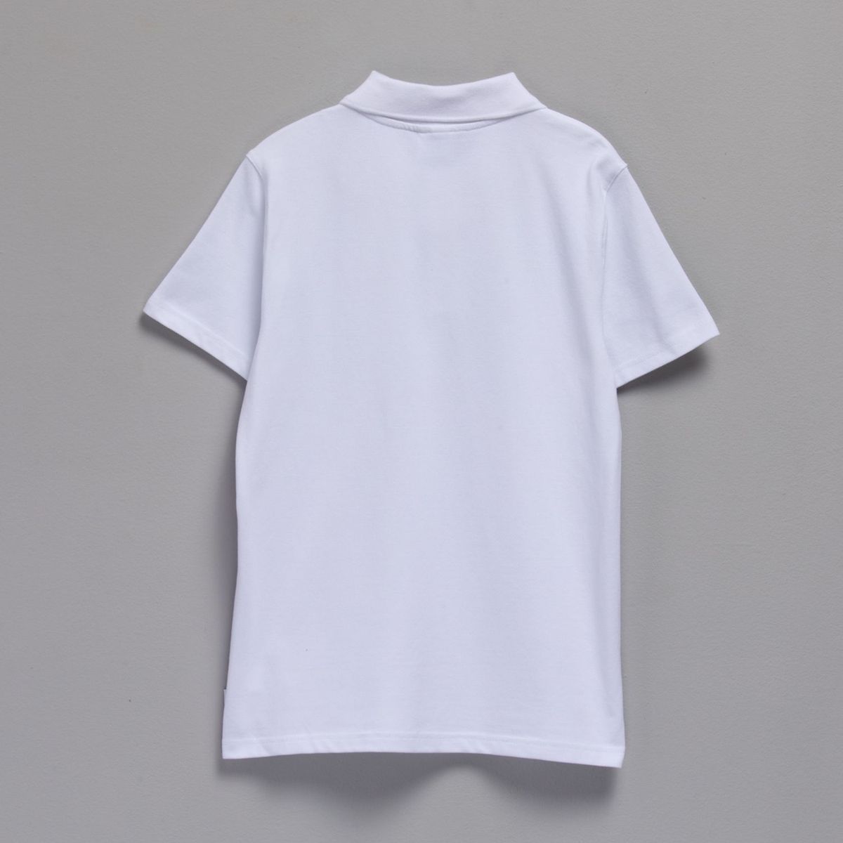 FALABELLA - Polera Escolar Manga Corta Pique Blanco Hombre