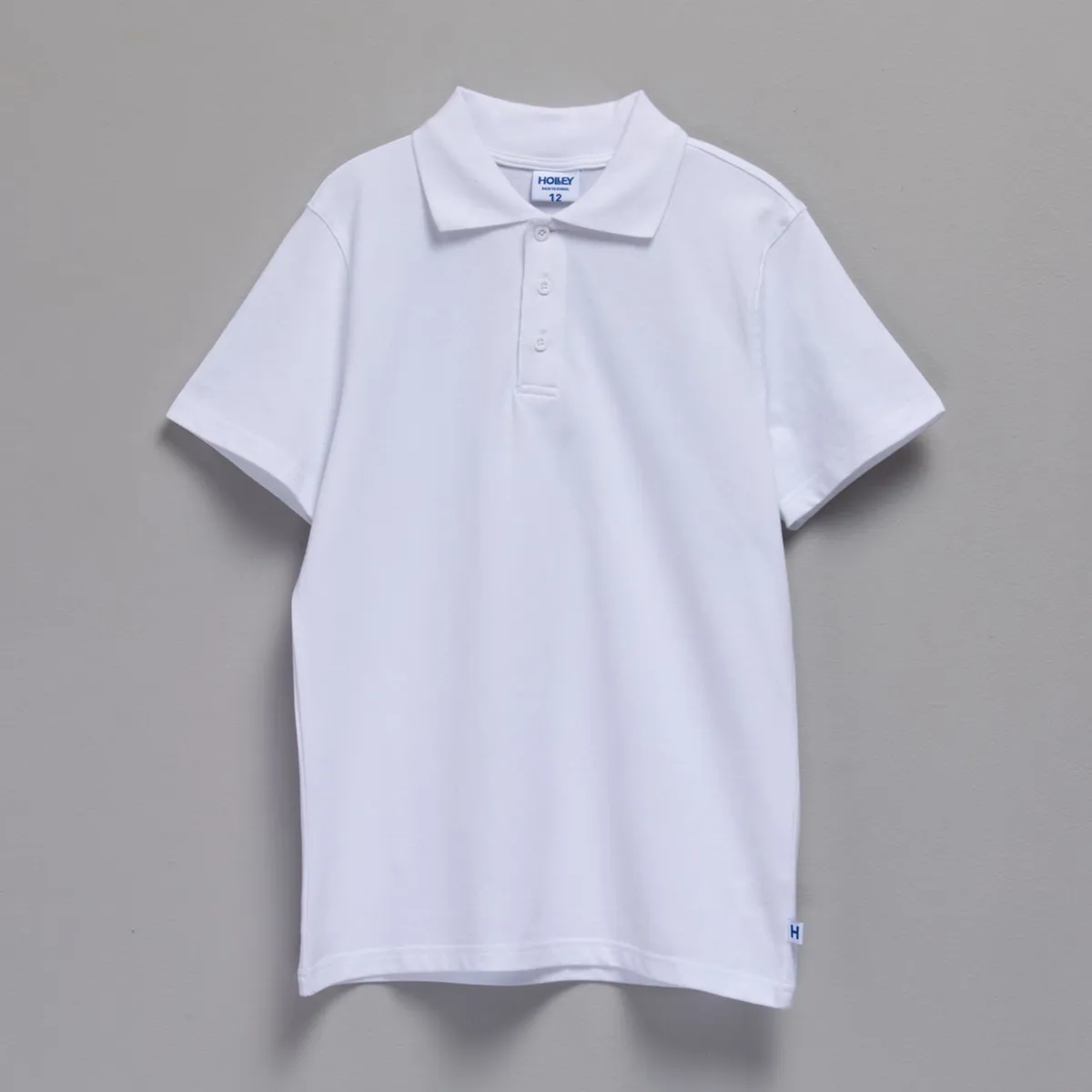 FALABELLA - Polera Escolar Manga Corta Pique Blanco Hombre