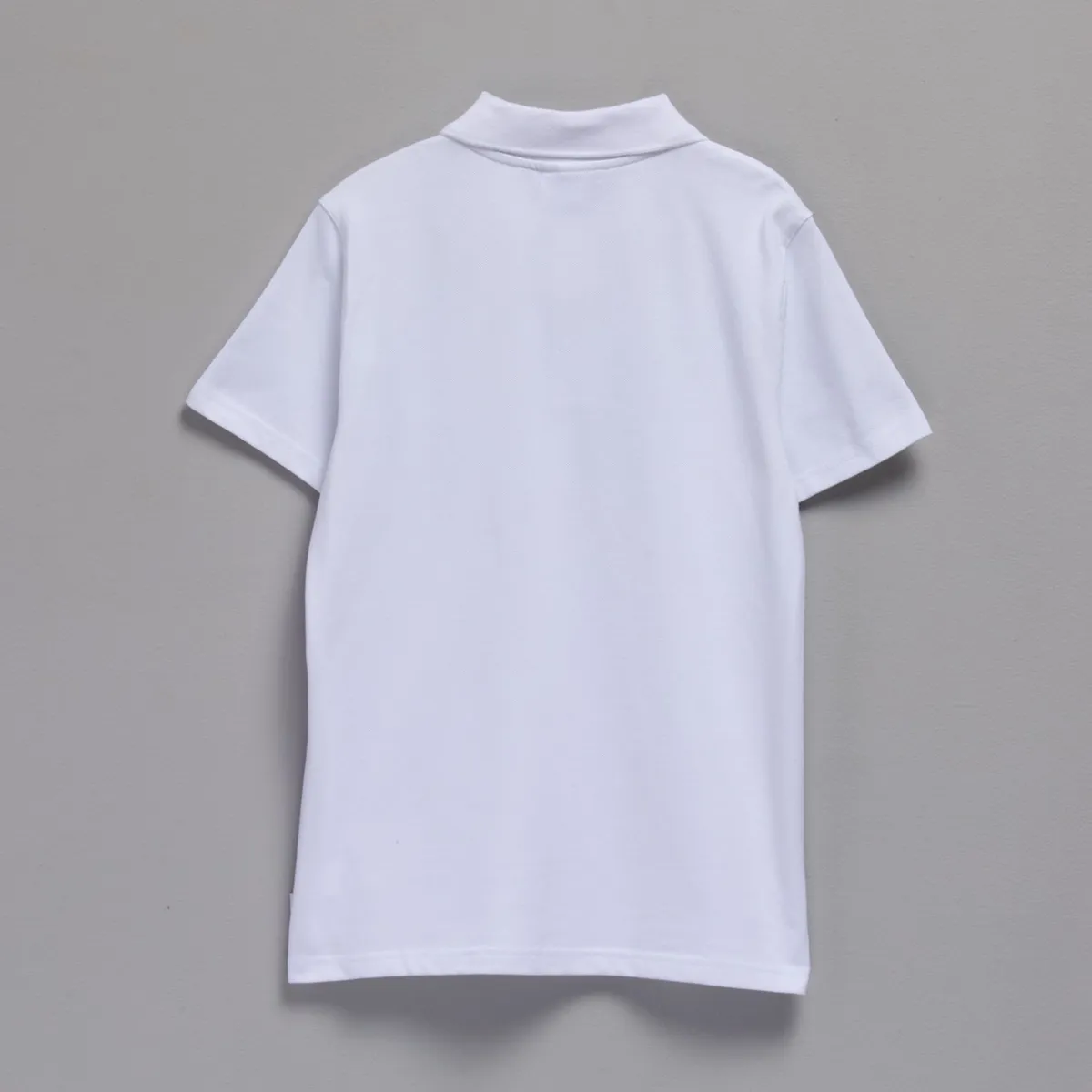 FALABELLA - Polera Escolar Manga Corta Pique Blanco Hombre
